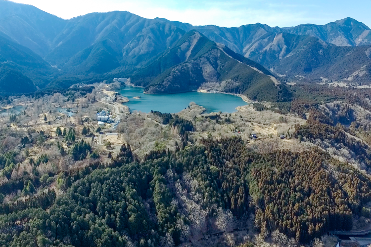 田貫湖遠景(撮影:静岡大学名誉教授　小山　真人)