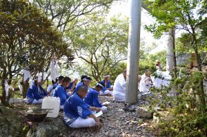 浅間山での祭礼(三重県度会郡南伊勢町切原)