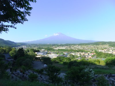 高台より柚野の里を望む(後日撮影)