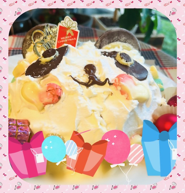 パンダドームケーキ