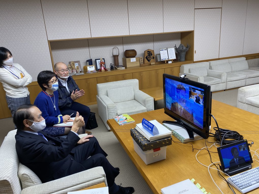 オンライン会議の様子