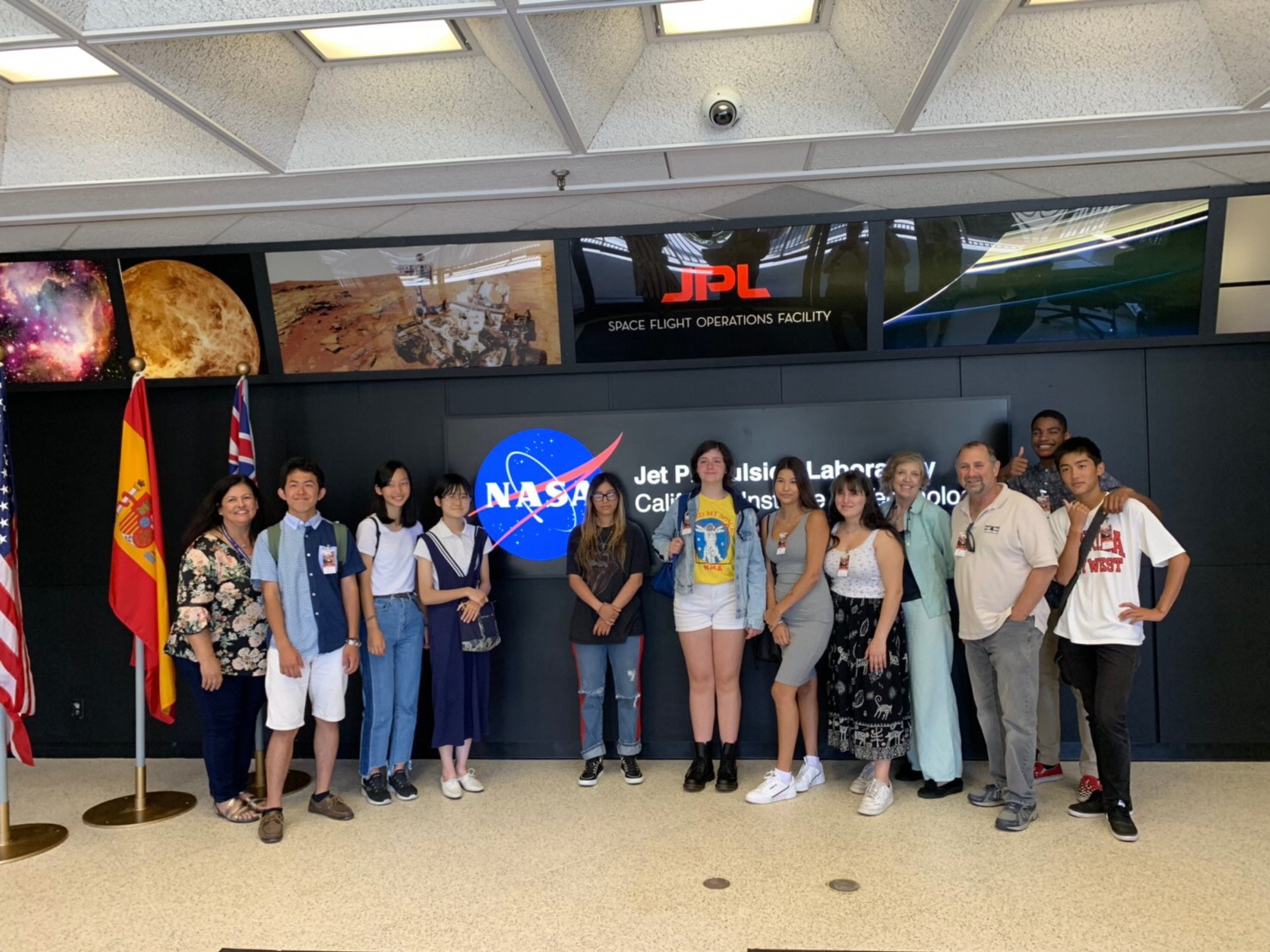NASAの施設も見学できました!