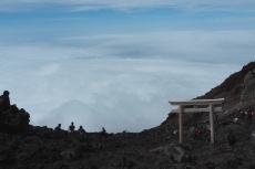 富士宮ルート頂上の風景2