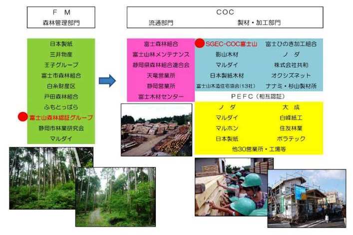 森林認証流通経路