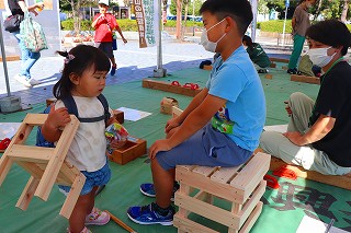 林業祭　親子木工教室