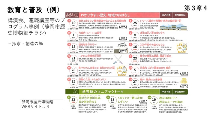 教育と普及例