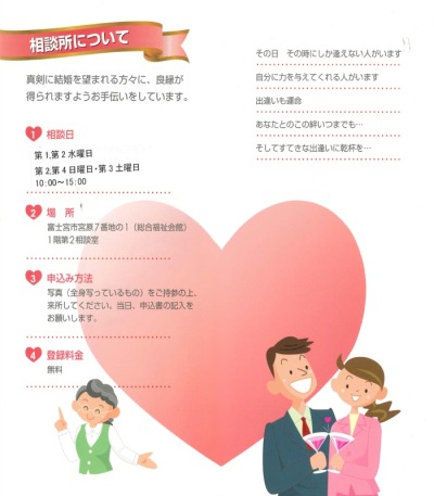 相談所について説明