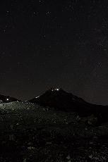 剣ヶ峰と星空2